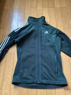 adidas ダークグリーン ジップアップジャケット adidas ダークグリーン ジップアップジャケット - メルカリ
