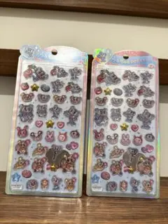 【正規品】うるちゅるポップシール　エンジェルブルー ボンボンドロップシール　2点