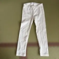 GAP 3歳用 ストライプレギンス ホワイト