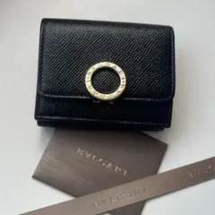 ペ*ー様 Versace メデューサ カーフレザー ウォレット 3つ折り財布 美