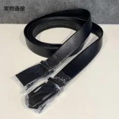 ベルト　スーツ　メンズ　２本セット　黒　穴なし　オートロック 合皮 ビジネス