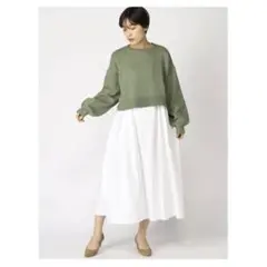 ローリーズファーム レイヤードフハク2Pワンピース