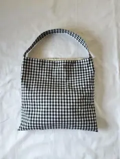 mel様　専用　チェック　ワンハンドル　トートバッグ