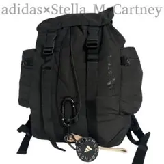 AN16【美品】　アディダス×ステラマッカートニー　リュック　バックパック　黒色