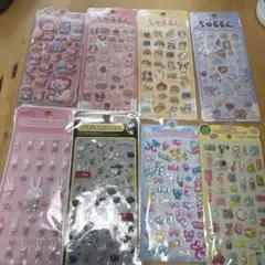ぷっくりシール 8枚セット ちゅるるん スヌーピー ミッフィー