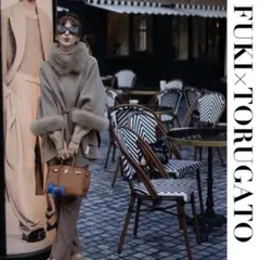 TORUGATO エコファーポンチョコート