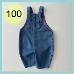 ベビー キッズ オーバーオール デニム サロペット つなぎ 韓国 100