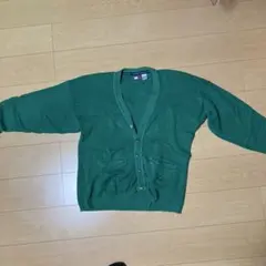 TOMMY HILFIGER コットンカーディガン グリーンのサムネイル