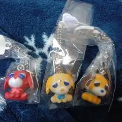 お茶犬 マスコット ストラップ 3種セット