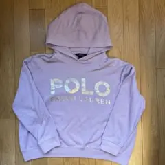 POLO RALPH LAUREN 薄紫パーカー L 150cm