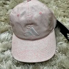 新品 アディダス キャップ 帽子 ピンク