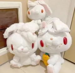 チャックスGP 汎用うさぎぬいぐるみ 3種セット シープボア にんじんイート