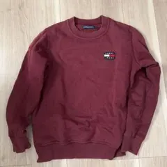 TOMMY JEANS スウェット ボルドー Sサイズのサムネイル