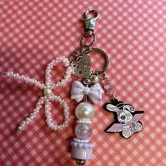 リボンチャーム　キーホルダー　2