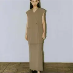 euw nuance collar gilet - メルカリ