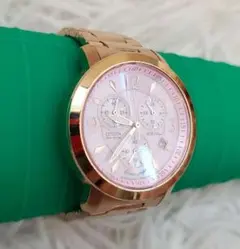 ⭐希少モデル⭐CITIZEN Eco-Drive クロノグラフ 腕時計 ピンク