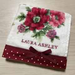 LAURA ASHLEY 花柄タオルハンカチ