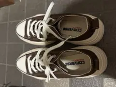 最終値下げ　CONVERSE ALL STAR 厚底スニーカー ブラウンのサムネイル
