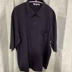 UNIQLO U ブラック ポロシャツ L