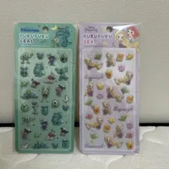 ディズニー　プクプクシール　2枚セット