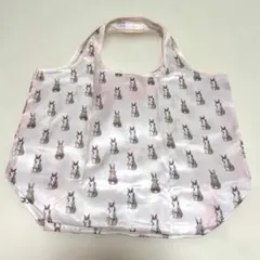 Afternoon Tea ウサギ柄エコバッグ　エコバッグ　ウサギ柄　ピンク