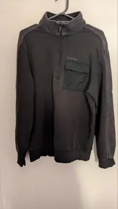 Calvin Klein ブラック ハーフジップ トレーナー M