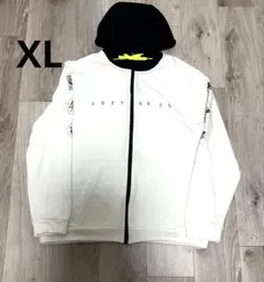 Nike フード付きジップアップパーカー ホワイト　XLサイズ