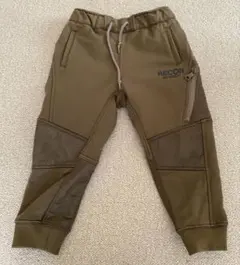 アヴィレックス　オリーブ スウェットパンツ ジッパーポケット付き　100