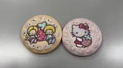 サンリオキャラクターズ 刺繍缶バッジ 2種セット
