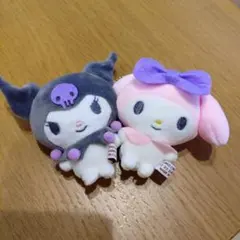 新品未使用★クロミ＆マイメロキーホルダー