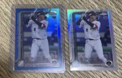 topps chrome npb 西川 史礁　150シリ　リフラクターセット
