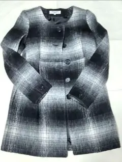 【美品】NATURAL BEAUTY BASIC　ノーカラーコート