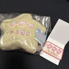 エニマイくじ エンジェルブルー C賞ボアミニポーチ F賞ステッカー ハニーデビル