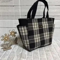 サイドポケット付きトートバッグ☆89