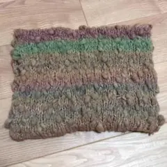 ハンドメイド マフラー スヌード ネックウォーマー 手編み ファッション小物