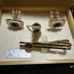 カ*ミ様 カフスボタンとネクタイピンセット