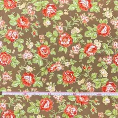 ☆MODA☆モーダ　シーチング生地　薄茶　110cm巾×50cm　20490