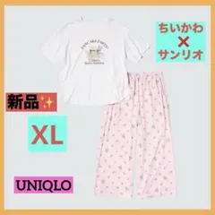 新品未使用✨️ UNIQLO ちいかわ サンリオ ルームウェア ラウンジセットXLのサムネイル