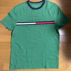 【新品・未使用】TOMMY HILFIGER グリーン　半袖Tシャツ　Sサイズ
