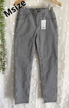 ＊新品＊未使用＊ギンガムチェックスキニー レギンス カジュアルパンツ✿ᵕ̈*