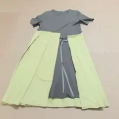 個性的 ひざ丈ワンピース