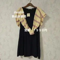 dazzlin ノースリーブミニワンピース M
