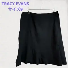 TRACY EVANS ブラック フレアスカート サイズ9