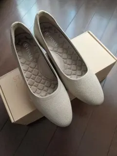 【新品未使用】VIVAIA アーモンドトゥ ウェッジヒールパンプス 36.0