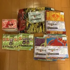 一番くじ モンスターストライク C賞、D賞、タオルセット