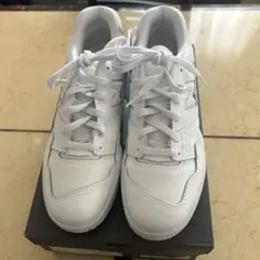 【NewBalance】BB550(WWW) WHITEレザースニーカー29cmのサムネイル