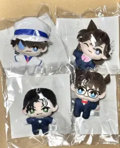 セガくじ D賞ぬいぐるみ 怪盗キッド・赤井秀一・毛利蘭・江戸川コナン
