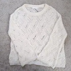 SENSE OF PLACE byアーバンリサーチスカシアミパッチワークセーター