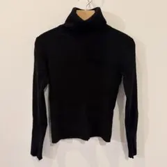 大幅値下げ！ブラックタートルネック【S〜M】