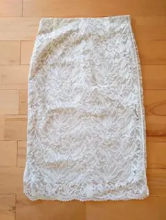 IENA イエナ レースタイトスカート オフホワイト 34